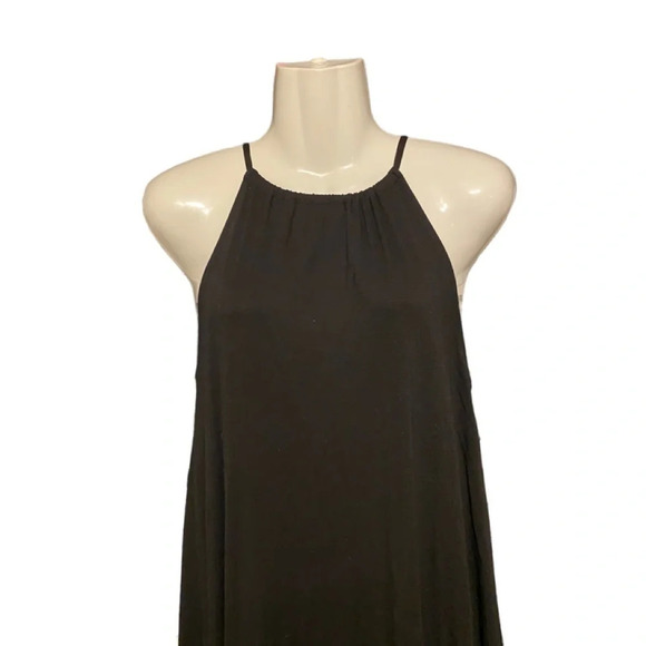 Eileen Fisher Fine Jersey Black Maxi Dress - Picture 3 of 9